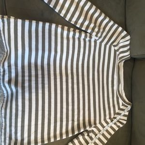 Banana Republic Olive Striped Top
